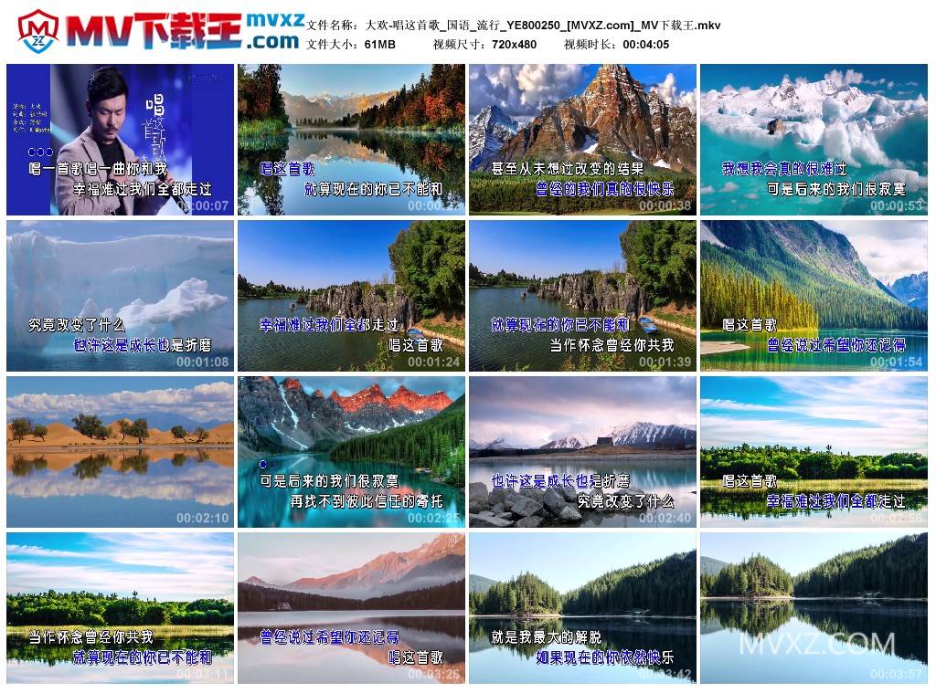 大欢-唱这首歌_国语_流行_YE800250